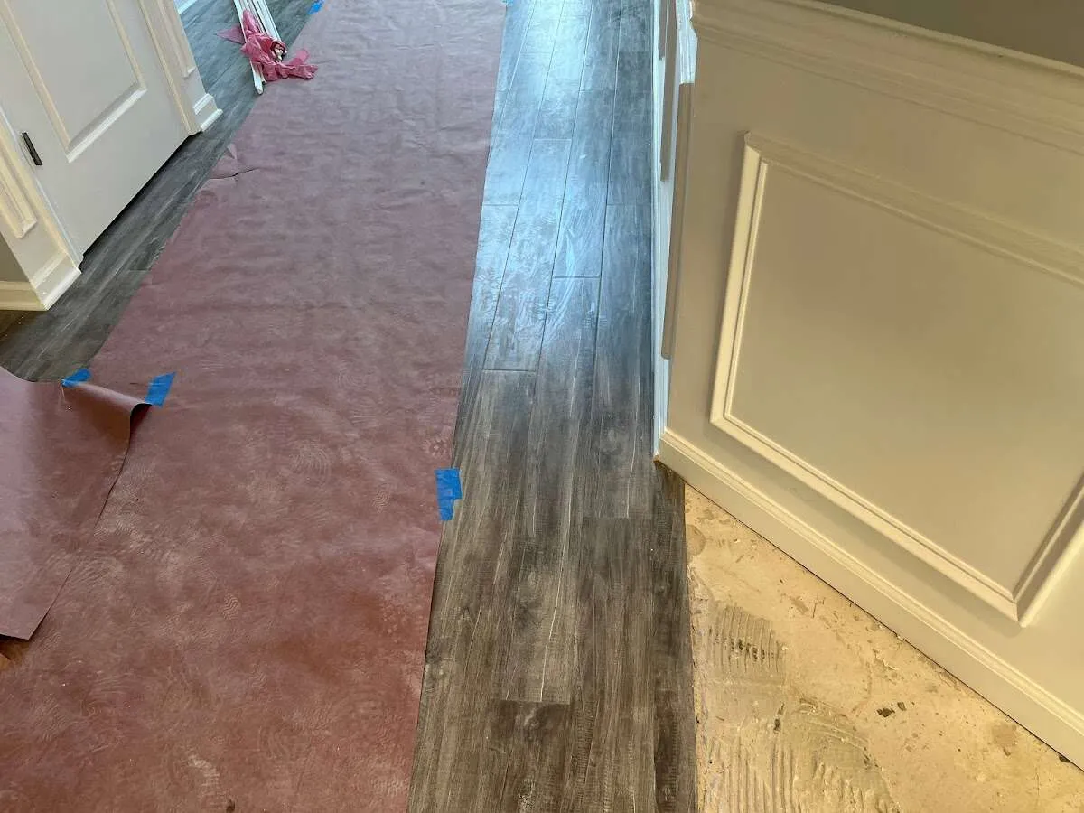 Completed marble shower restoration in Laurel